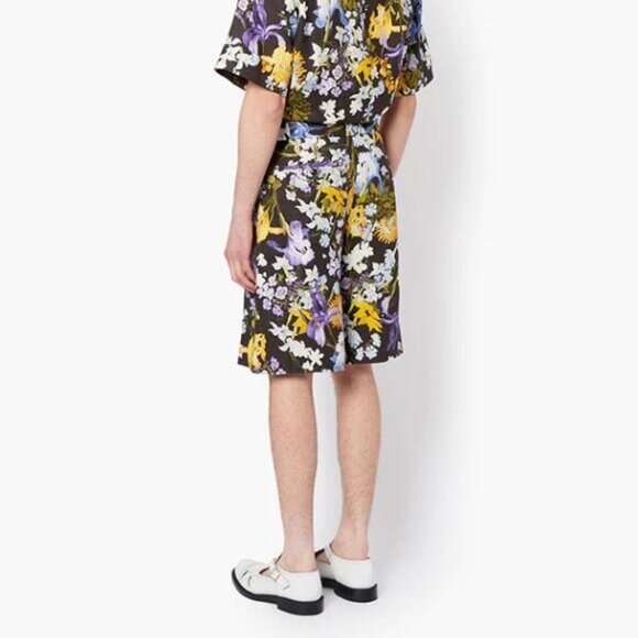 BNWT SS23 ERDEM MILES CEDRIC GARDEN FLORAL LINEN SHORTS 48 & 52 - Picture 13 of 13